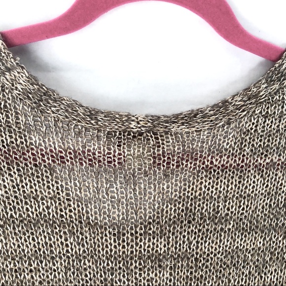 Coldwater Creek Linen Tweed Space Dyed Knit Sweater Large - Picture 10 of 16